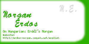 morgan erdos business card